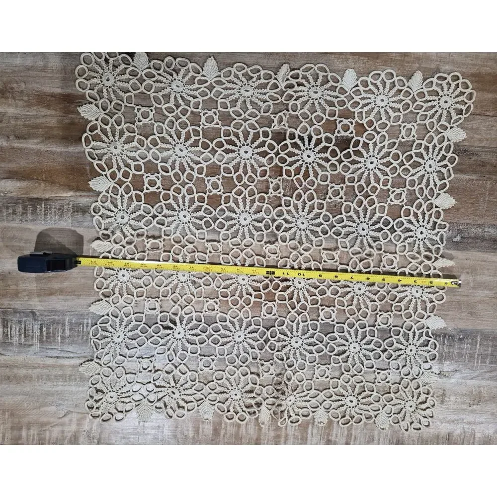 Antique Lace Embroidery Handmade Needlework Lace Trim